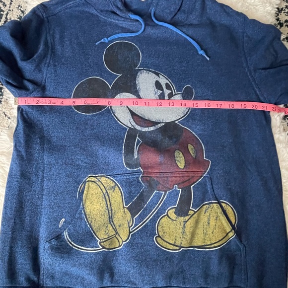Mickey Mouse DisneyParks authentic blue hoodie size large - Picture 9 of 9